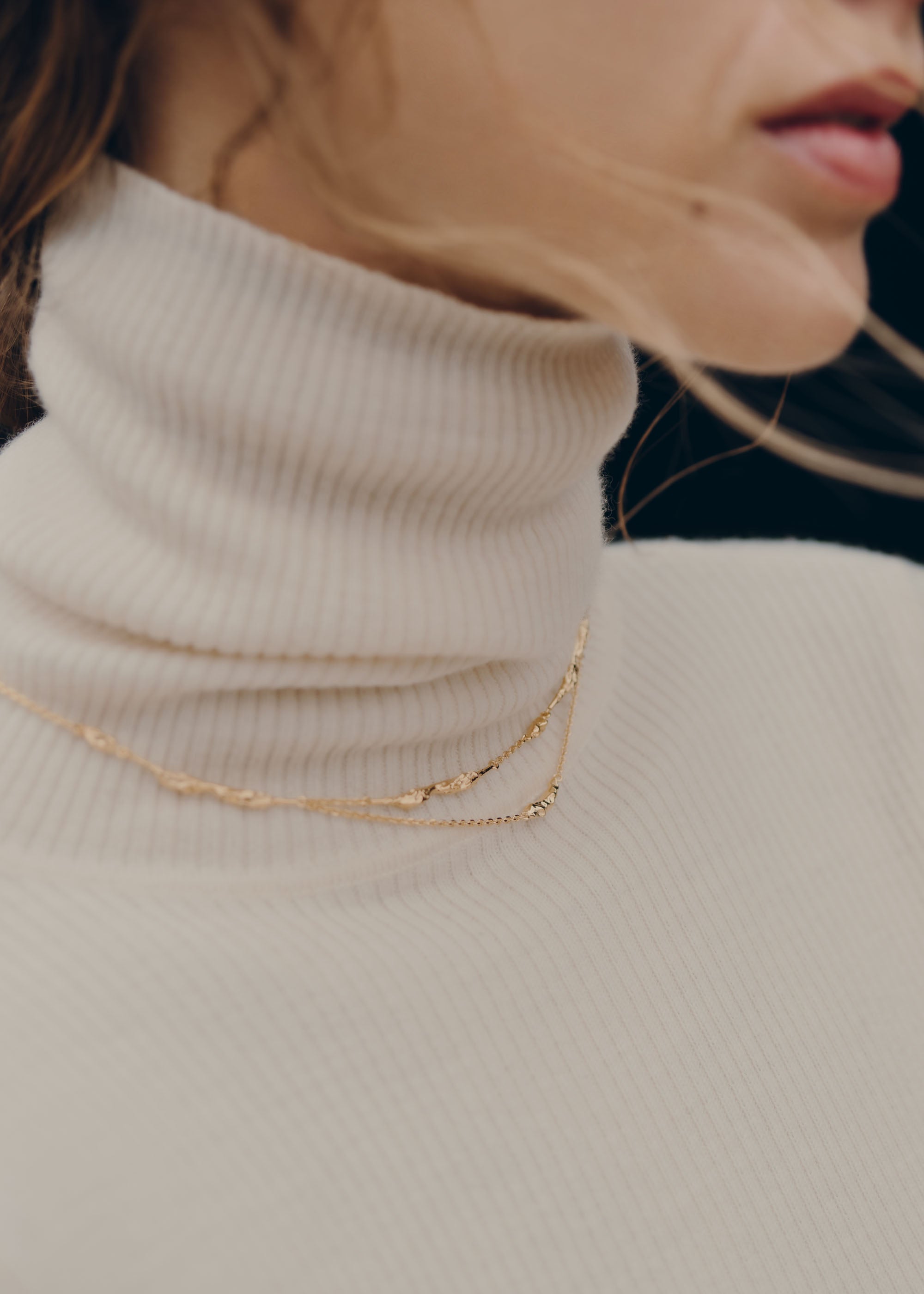 Doppel Kette Eroz - Goldedition 24 Karat vergoldet