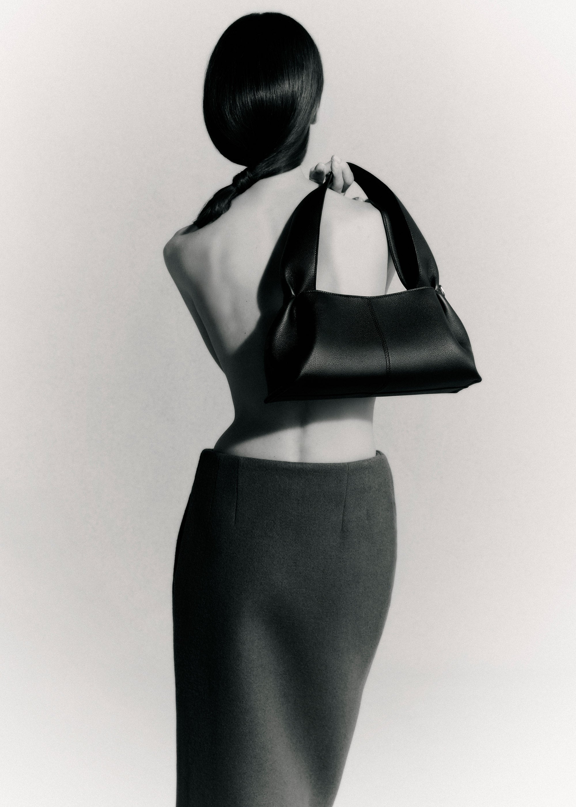 Numéro Neuf East West - Schwarz Genarbtes Leder