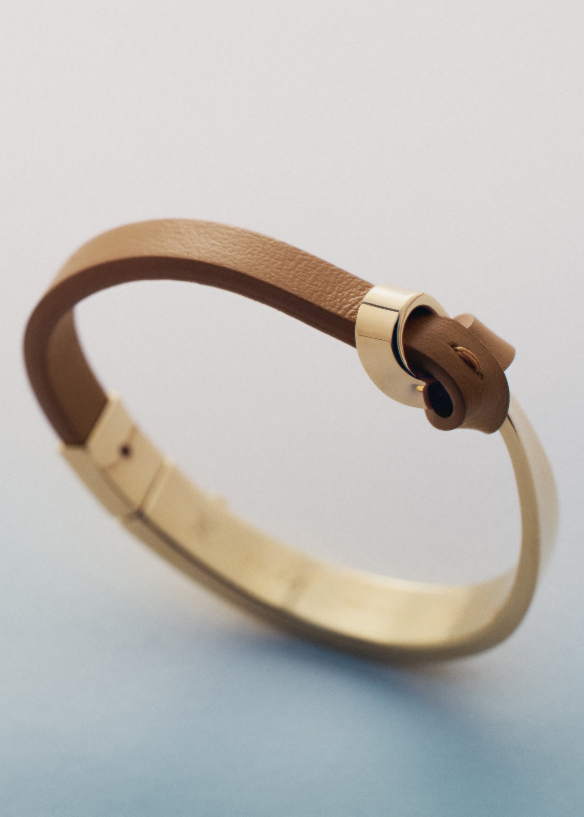 Armreif Ormé - Goldedition Und Camel Leder