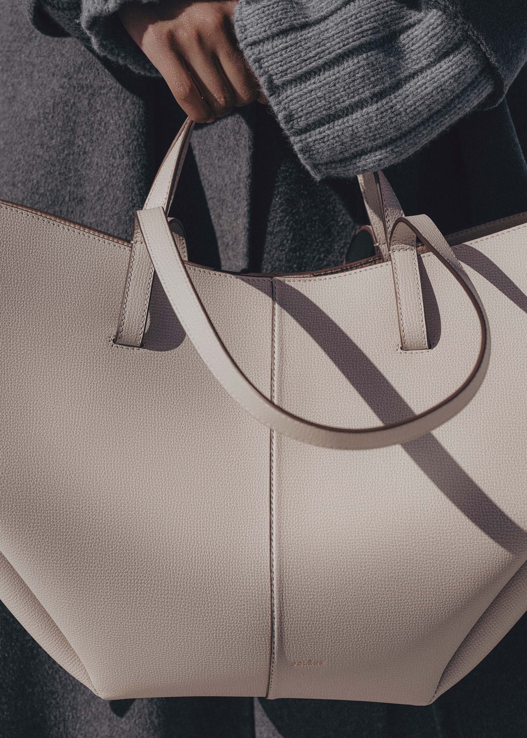 Cyme - Nebel Genarbtes Leder