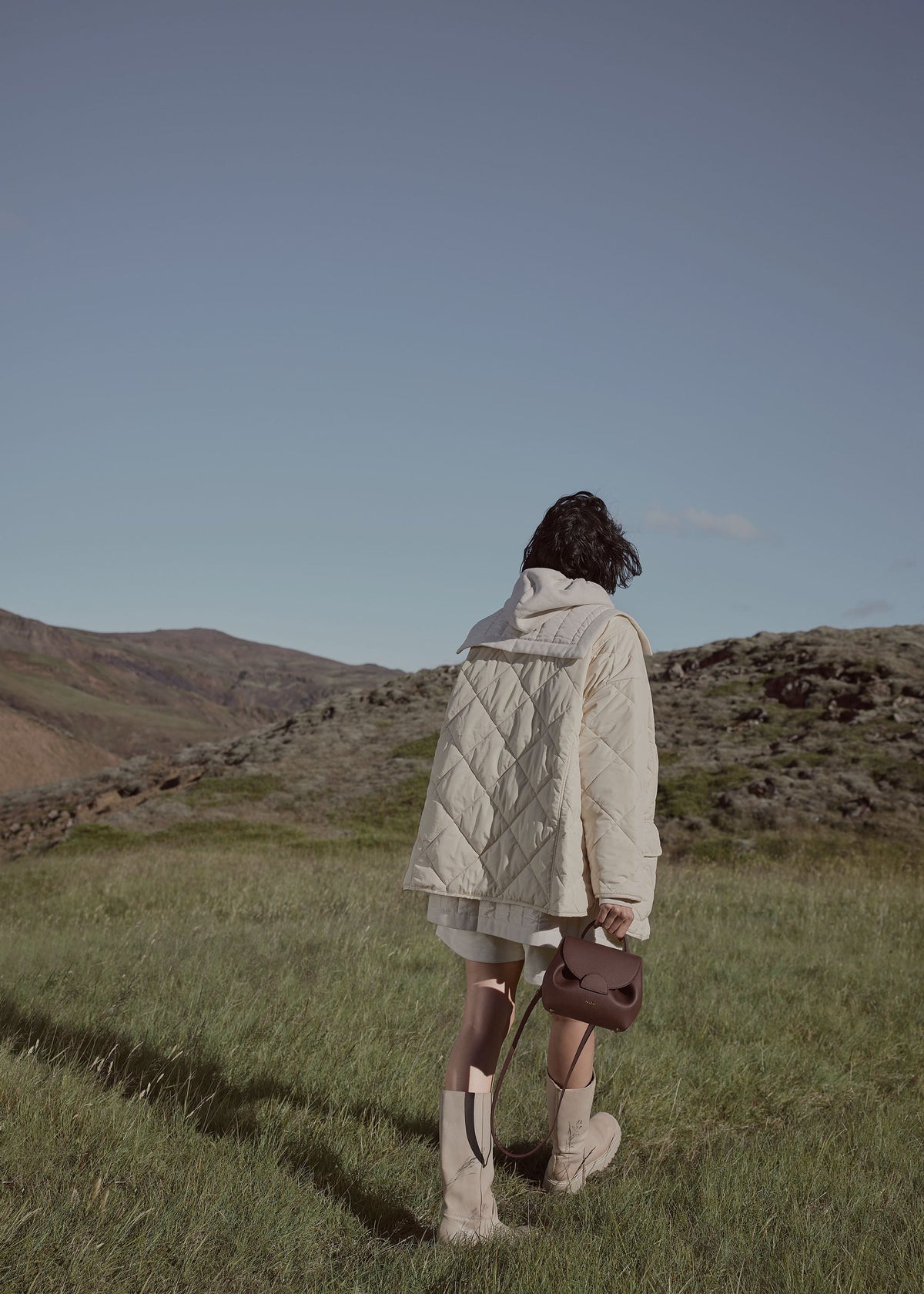 Numéro Un Nano - Sandelholz Genarbtes Leder