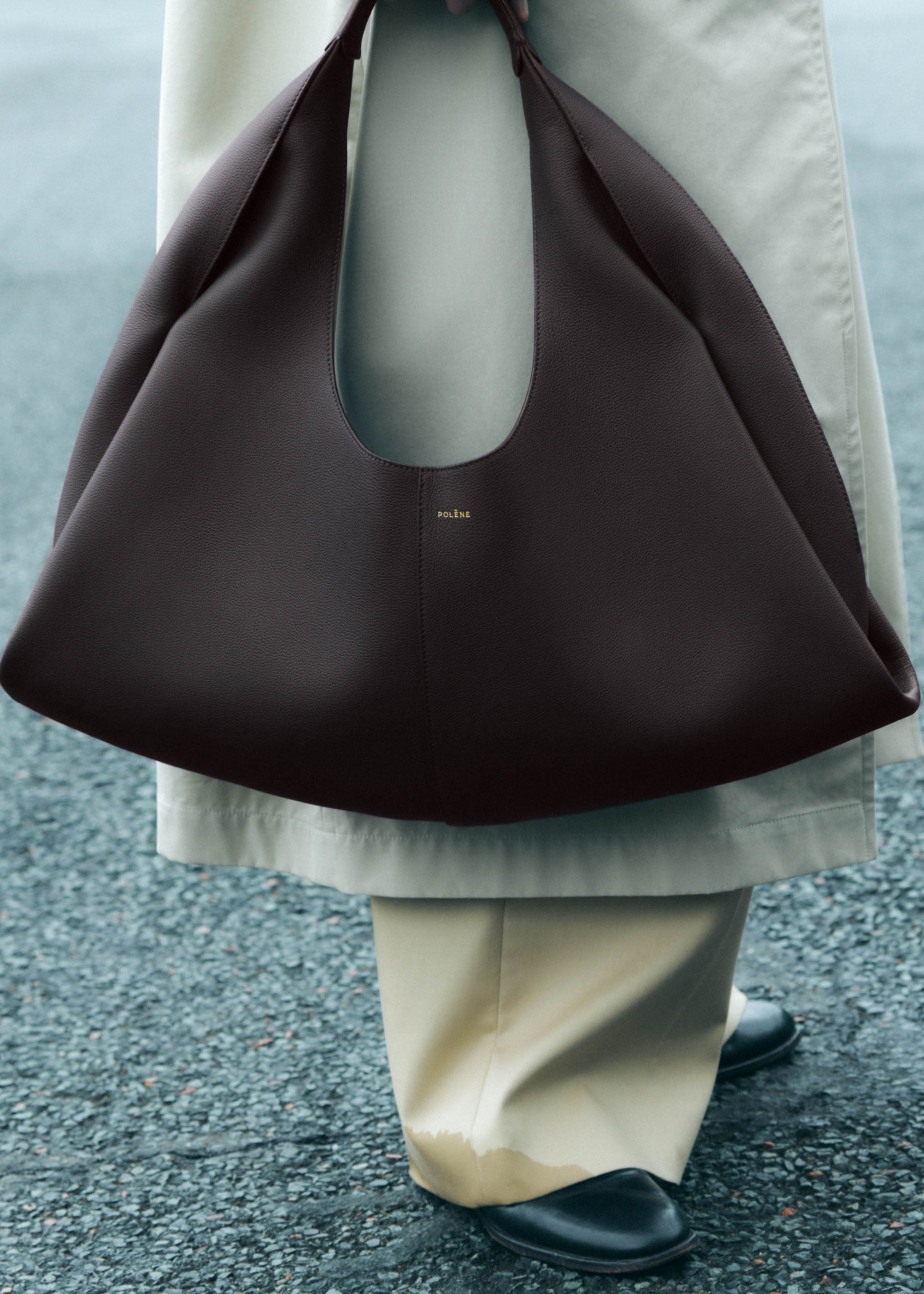 Shuldo - Ebenholz Genarbtes Leder