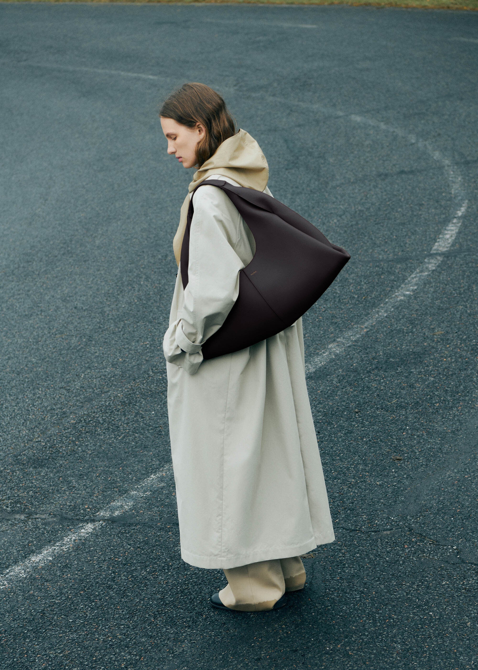 Shuldo - Ebenholz Genarbtes Leder