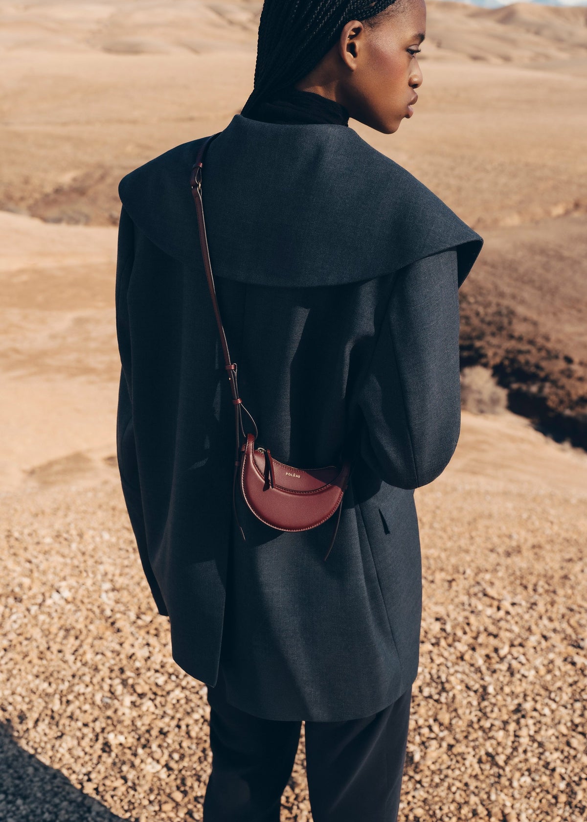 Numéro Dix Micro - Schwarze Kirsche Glattes Leder