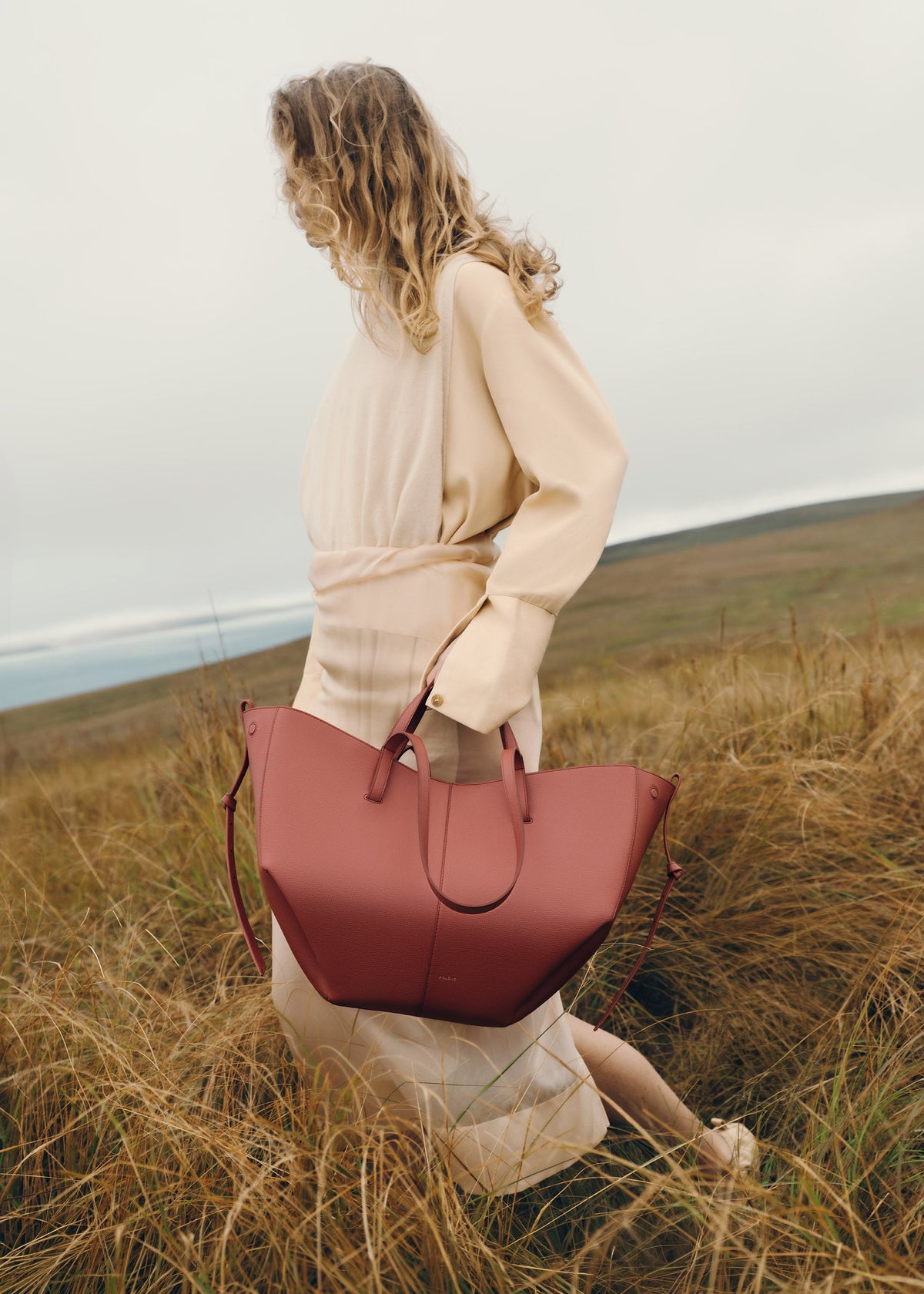Cyme - Terracotta Genarbtes Leder