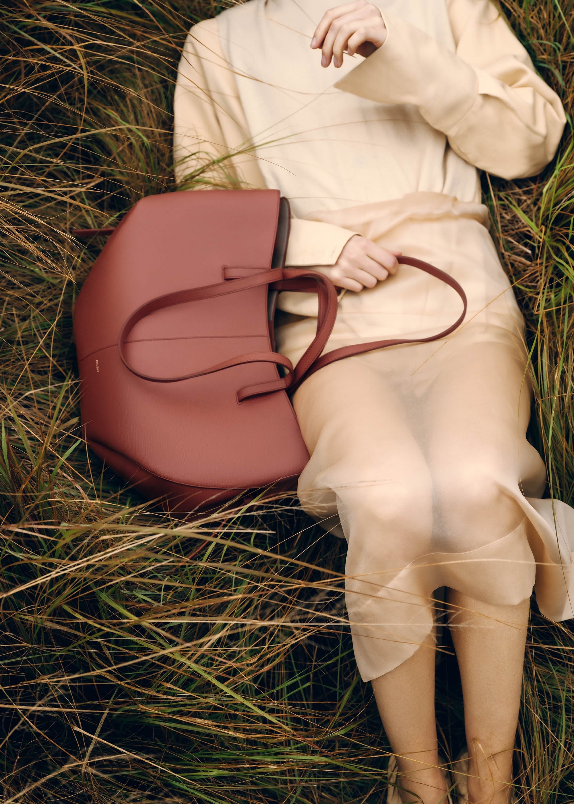 Cyme - Terracotta Genarbtes Leder