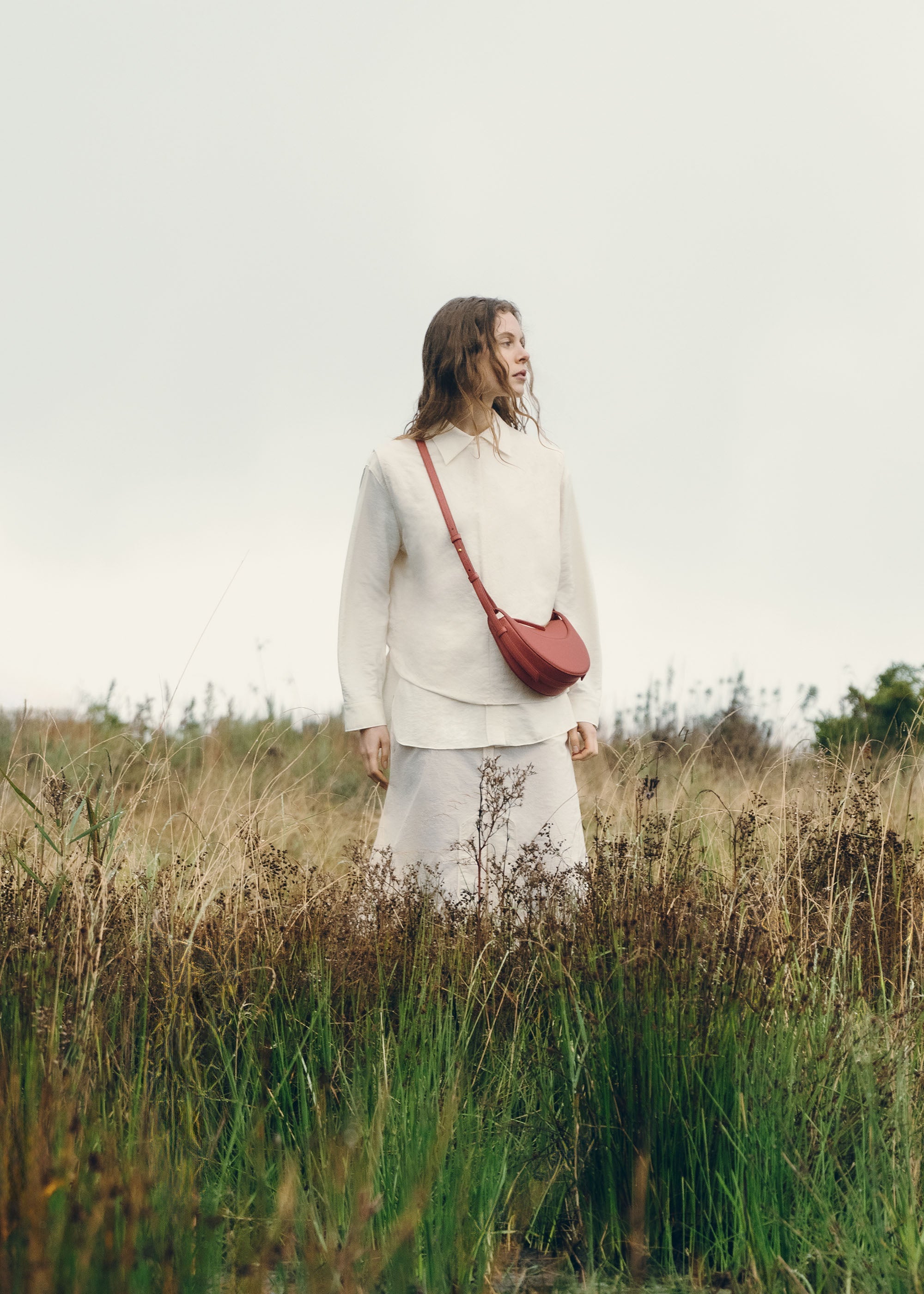 Numéro Dix - Terracotta Genarbtes Leder
