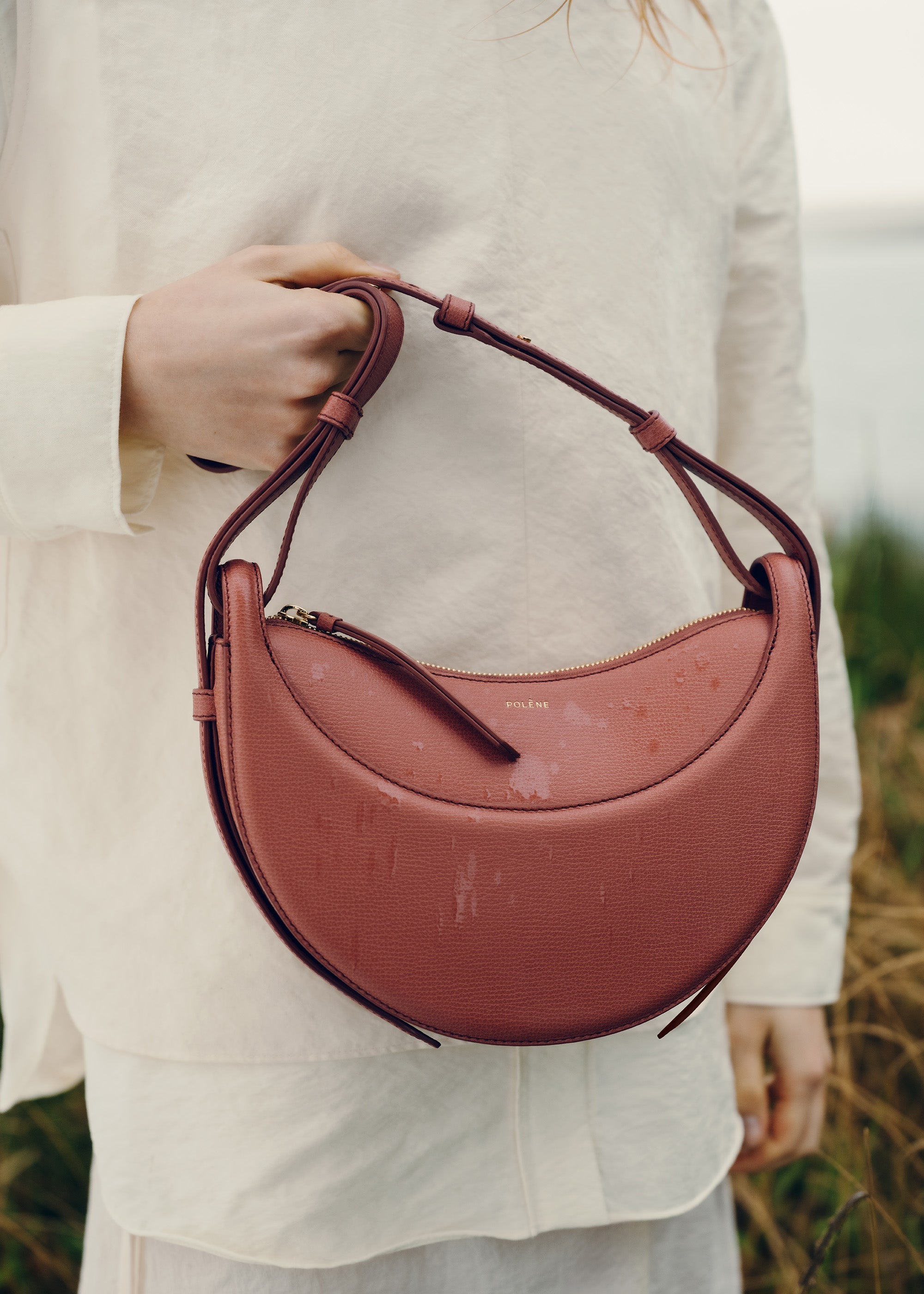 Numéro Dix - Terracotta Genarbtes Leder