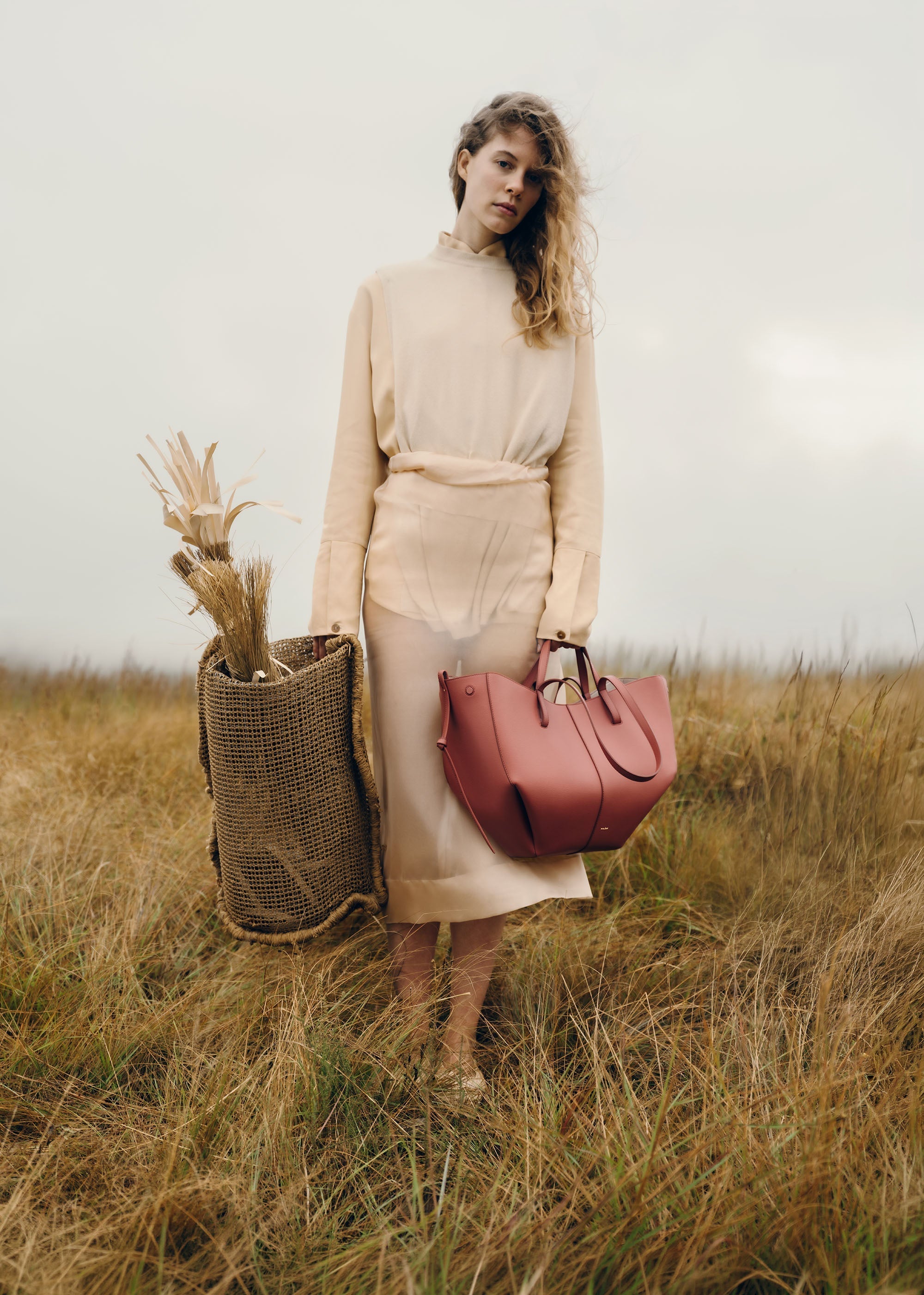 Cyme - Terracotta Genarbtes Leder