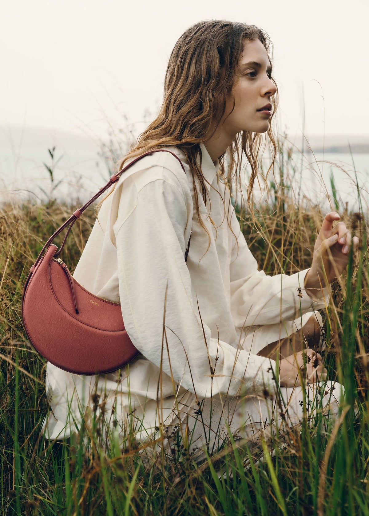 Numéro Dix - Terracotta Genarbtes Leder