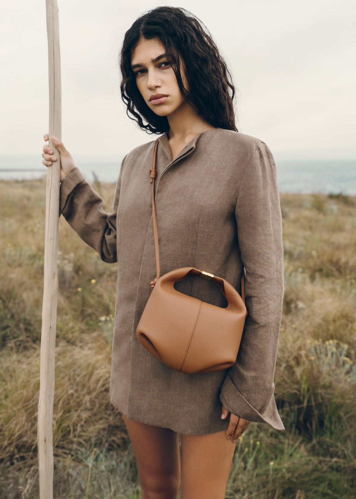 Béri - Camel Genarbtes Leder