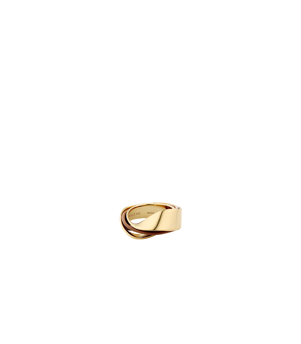 Ring Ormé - Goldedition Und Camel Leder
