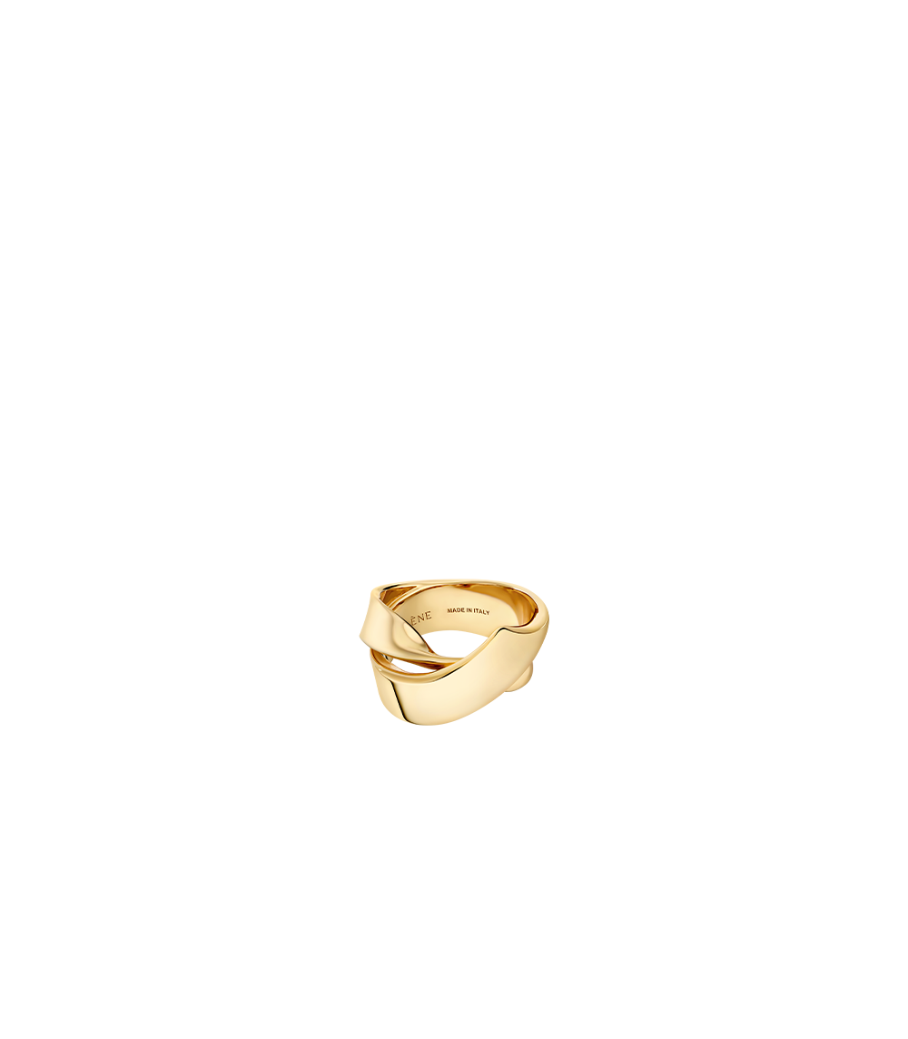 Spiralen Ring Éole - Goldedition 24 Karat vergoldet