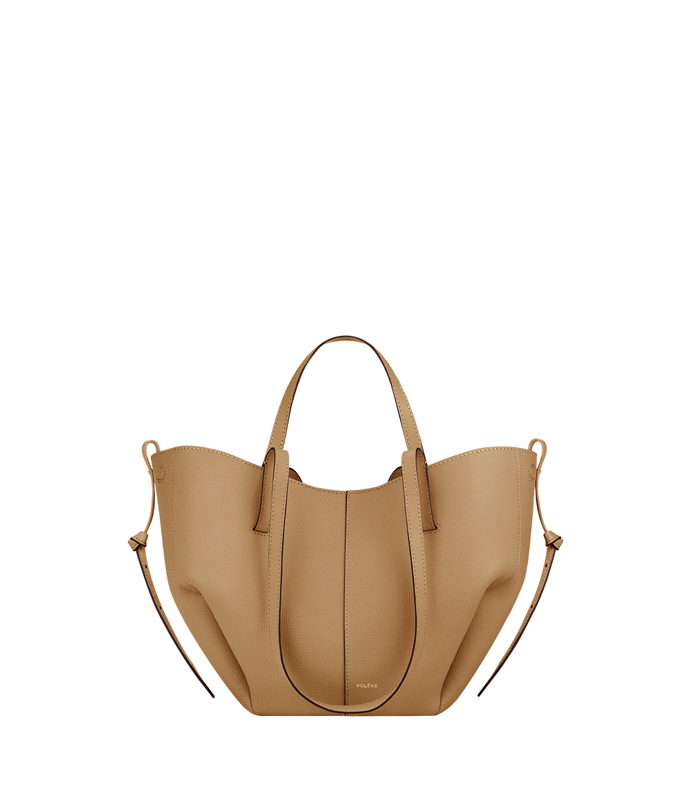Cyme Mini - Ocker Genarbtes Leder