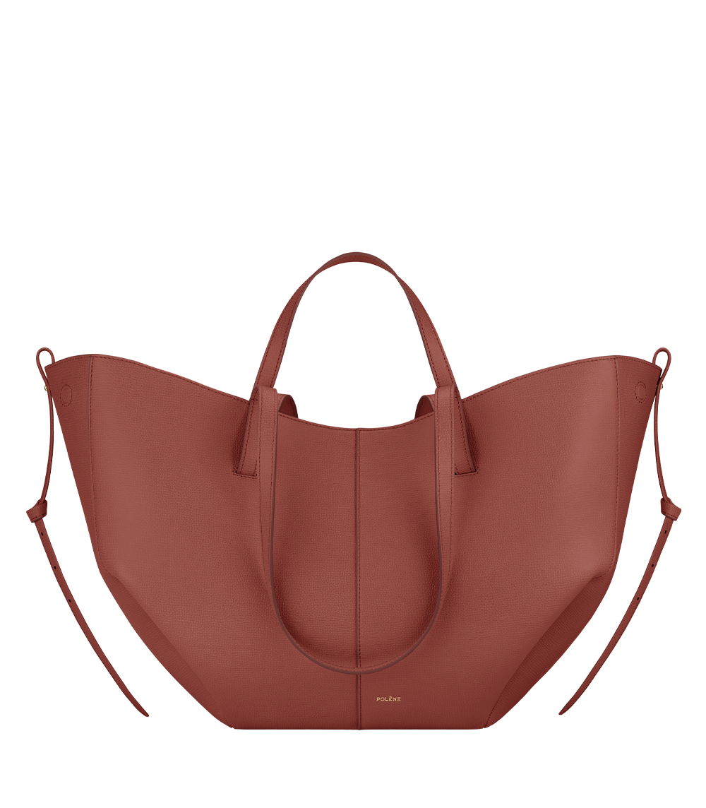 Cyme - Terracotta Genarbtes Leder