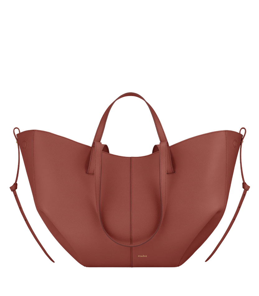 Cyme - Terracotta Genarbtes Leder