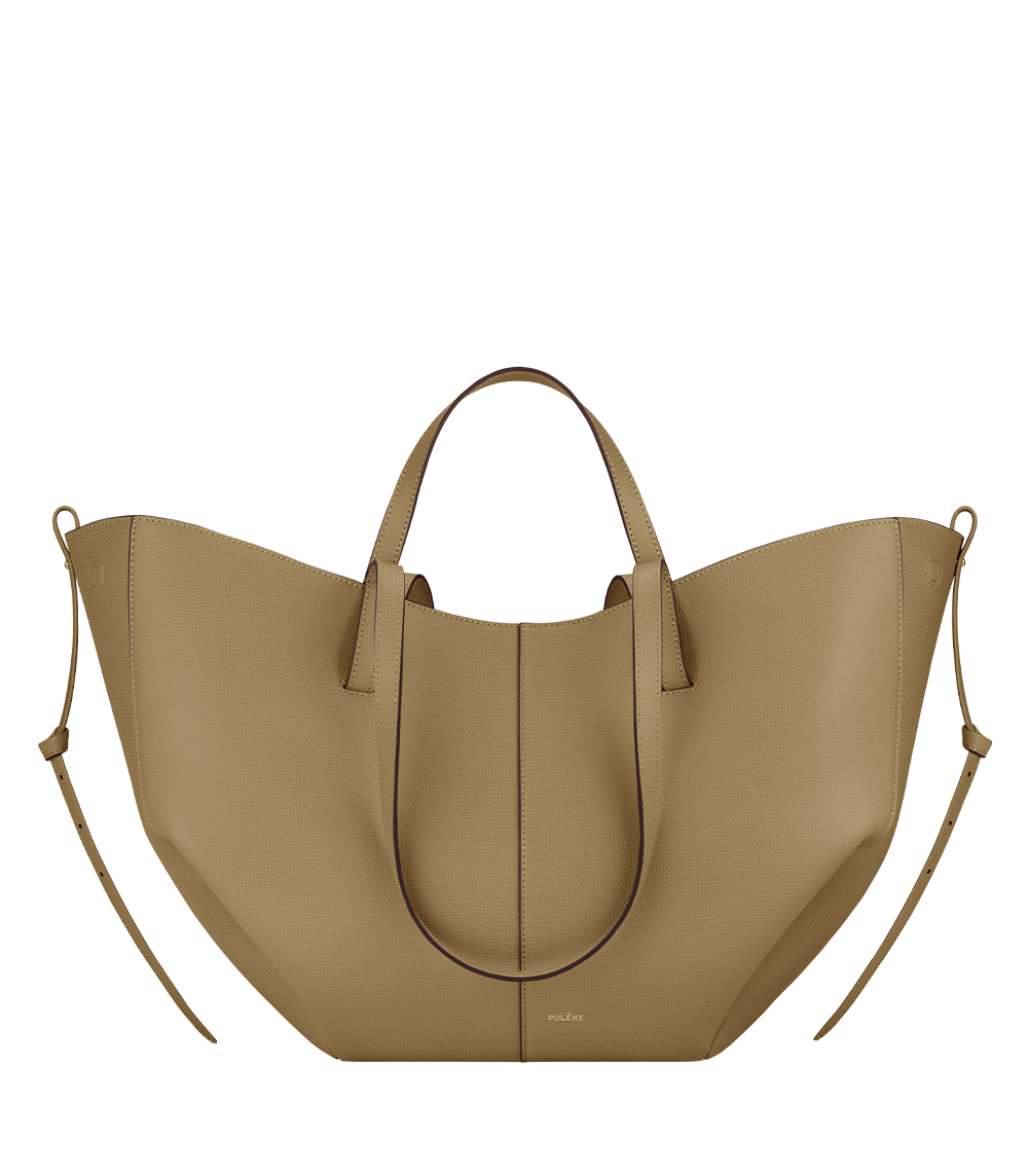 Cyme - Olivbraun Genarbtes Leder