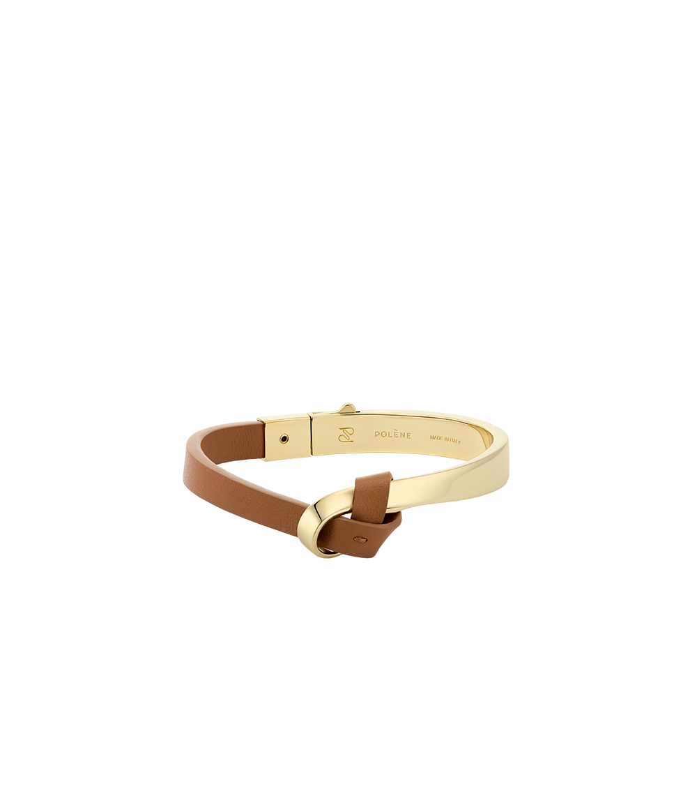 Armreif Ormé - Goldedition Und Camel Leder