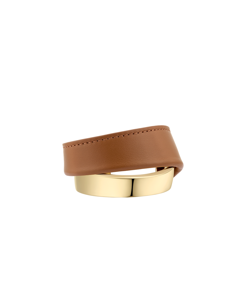 Manschette Ormé - Goldedition Und Camel Leder