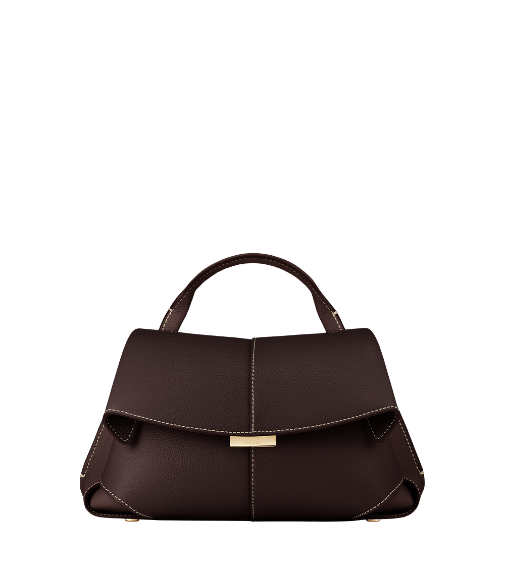 Mokki Mini - Ebenholz Genarbtes Leder