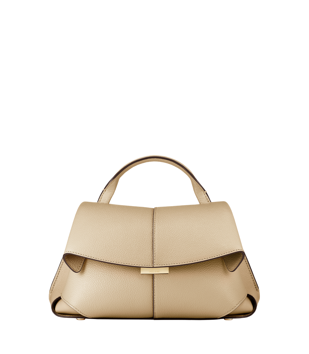 Mokki Mini - Sand Genarbtes Leder
