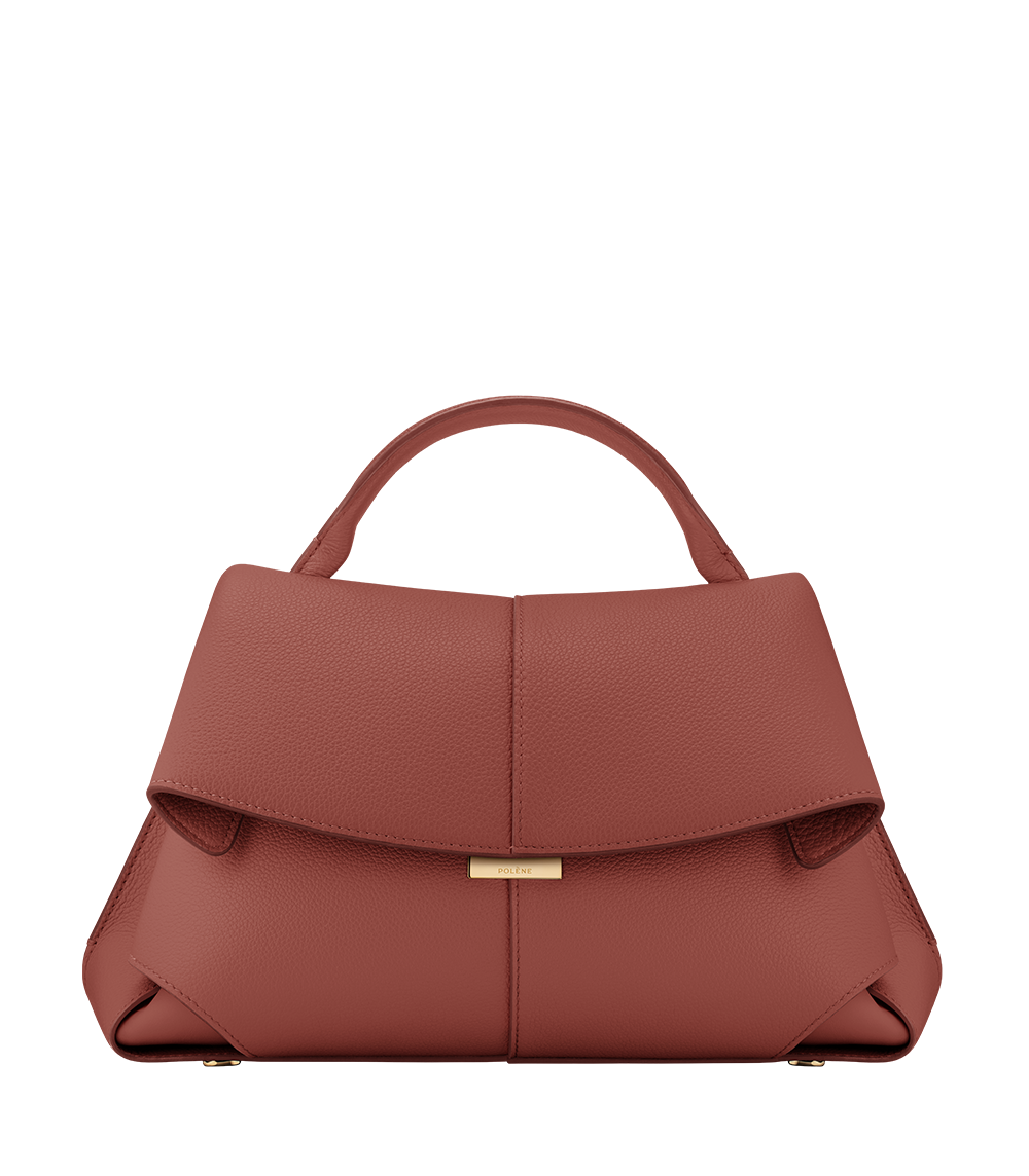 Mokki - Terracotta Genarbtes Leder