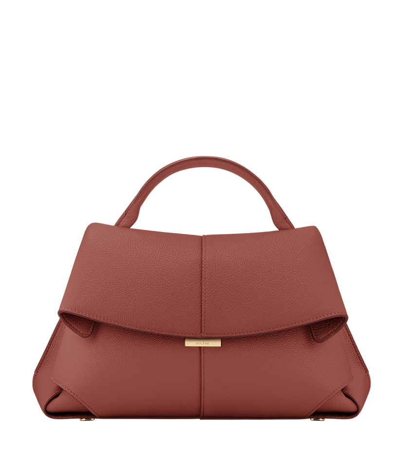 Mokki - Terracotta Genarbtes Leder