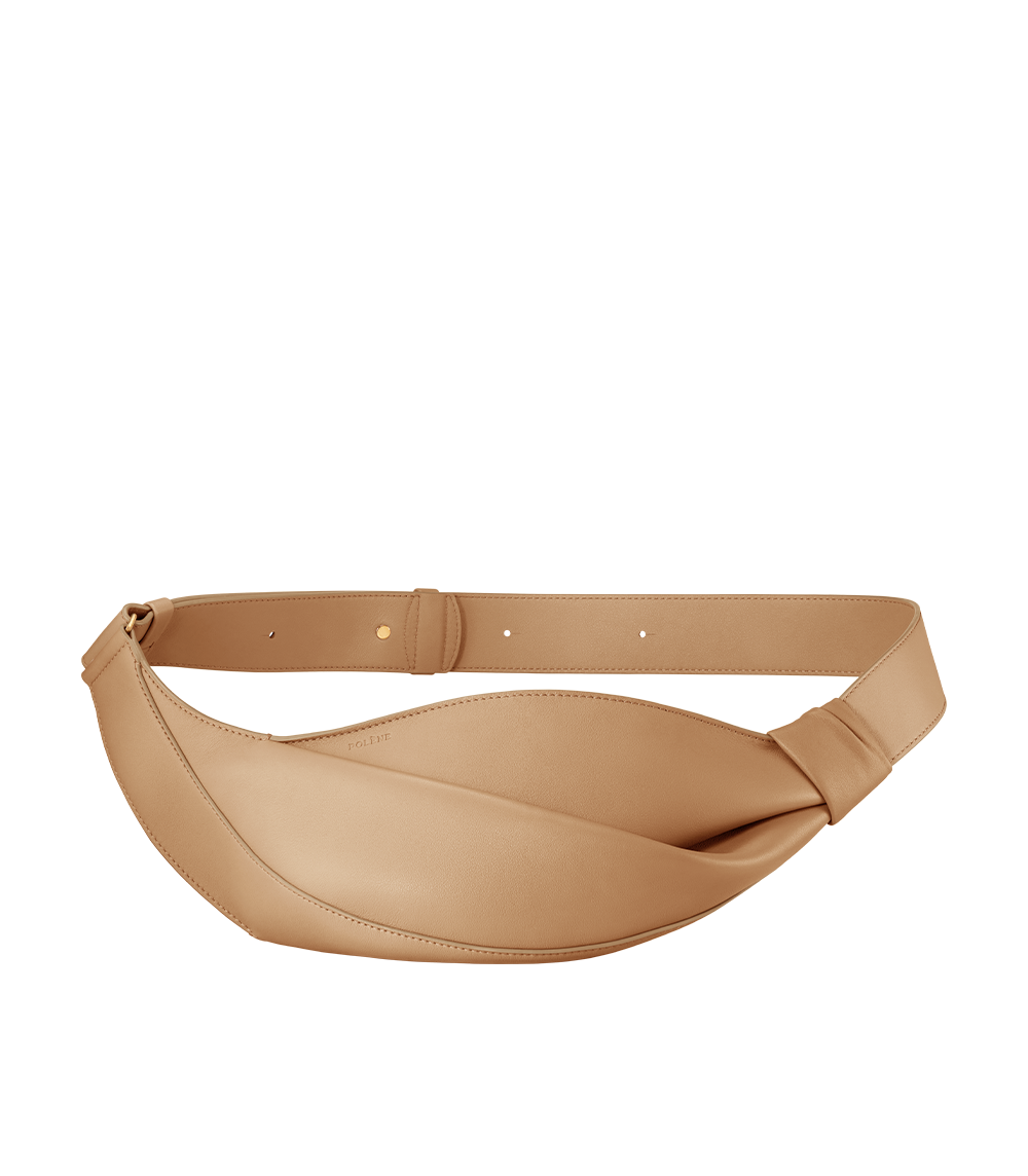 Neyu - Beige Glattes Leder
