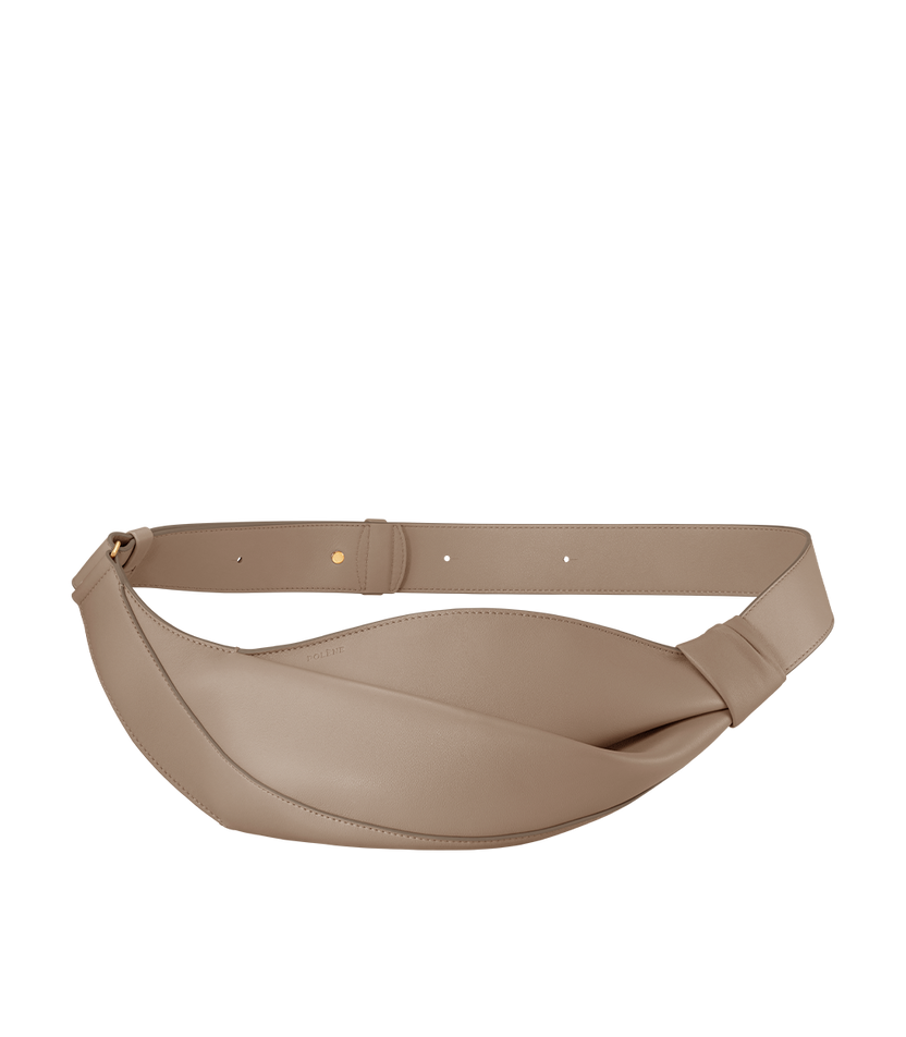 Neyu - Taupe Glattes Leder