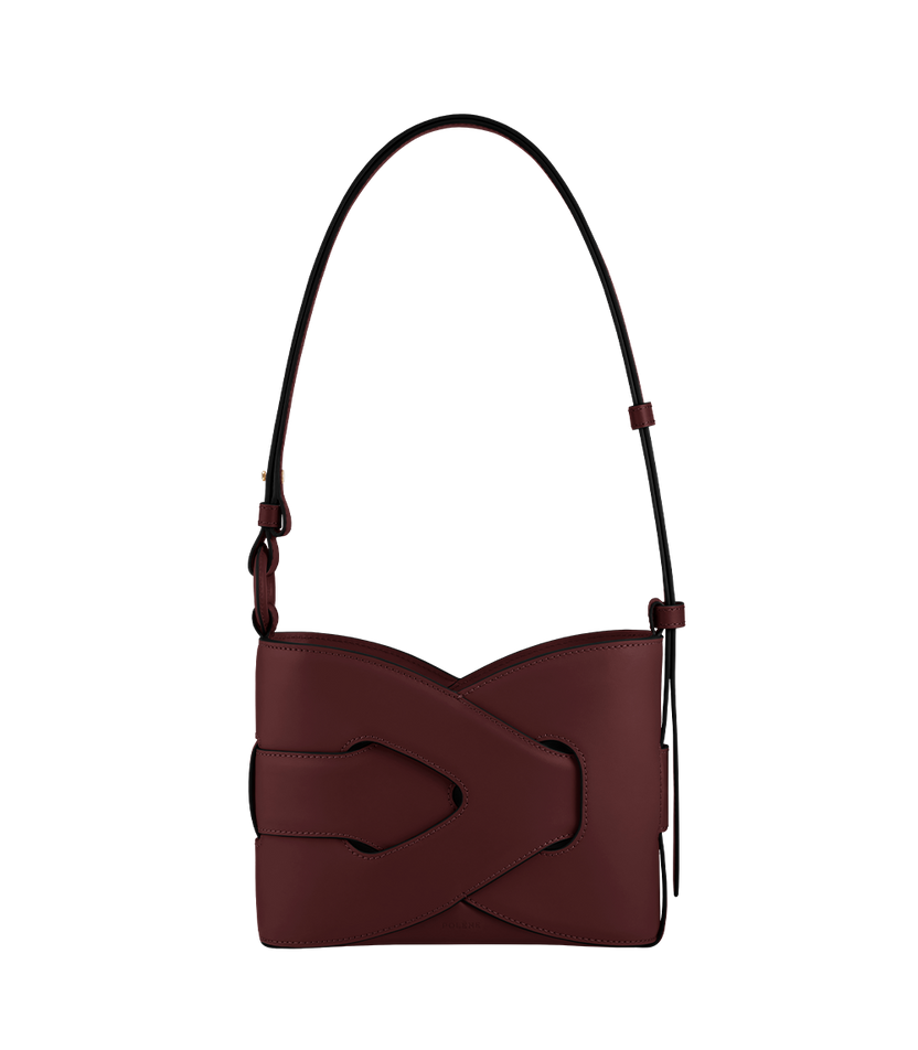 Nodde - Schwarze Kirsche Glattes Leder