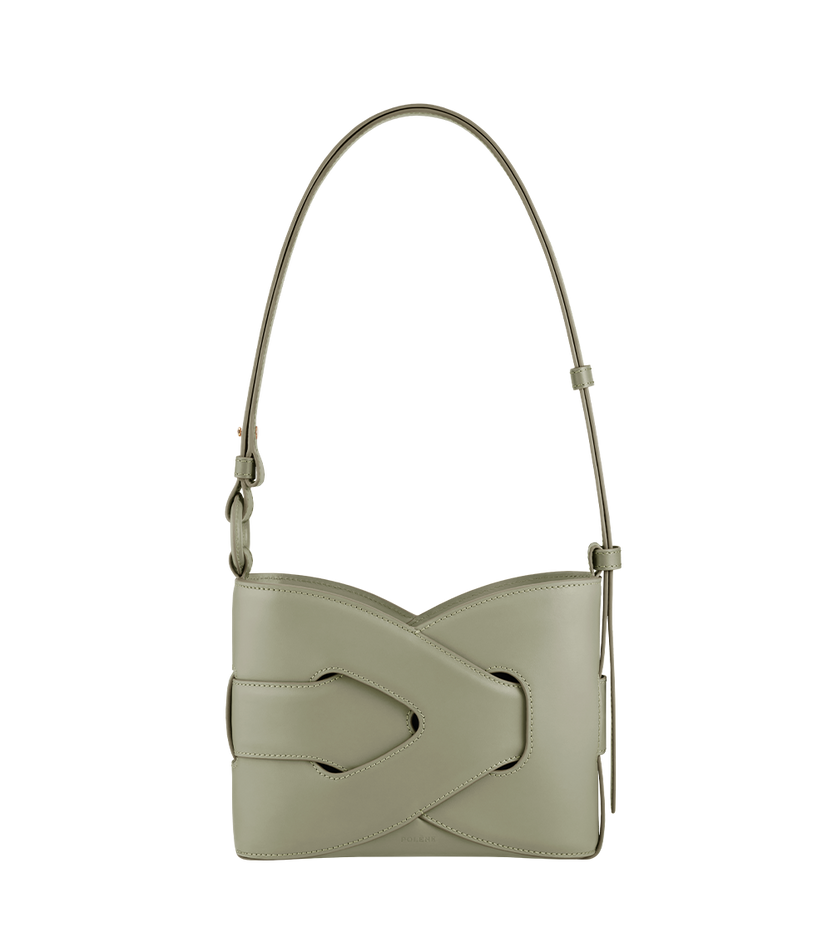 Nodde - Olive Glattes Leder