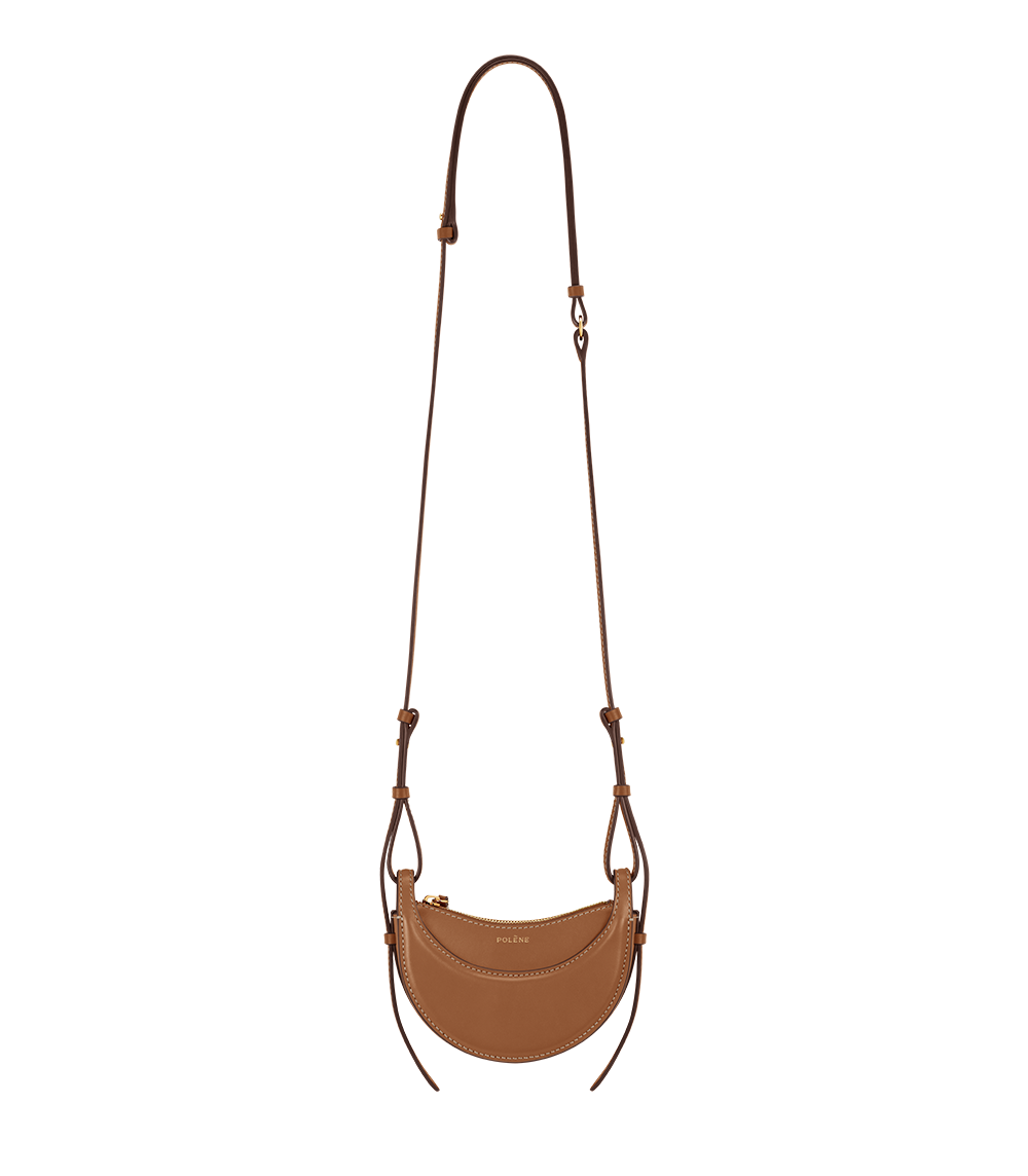 Numéro Dix Micro - Camel Glattes Leder