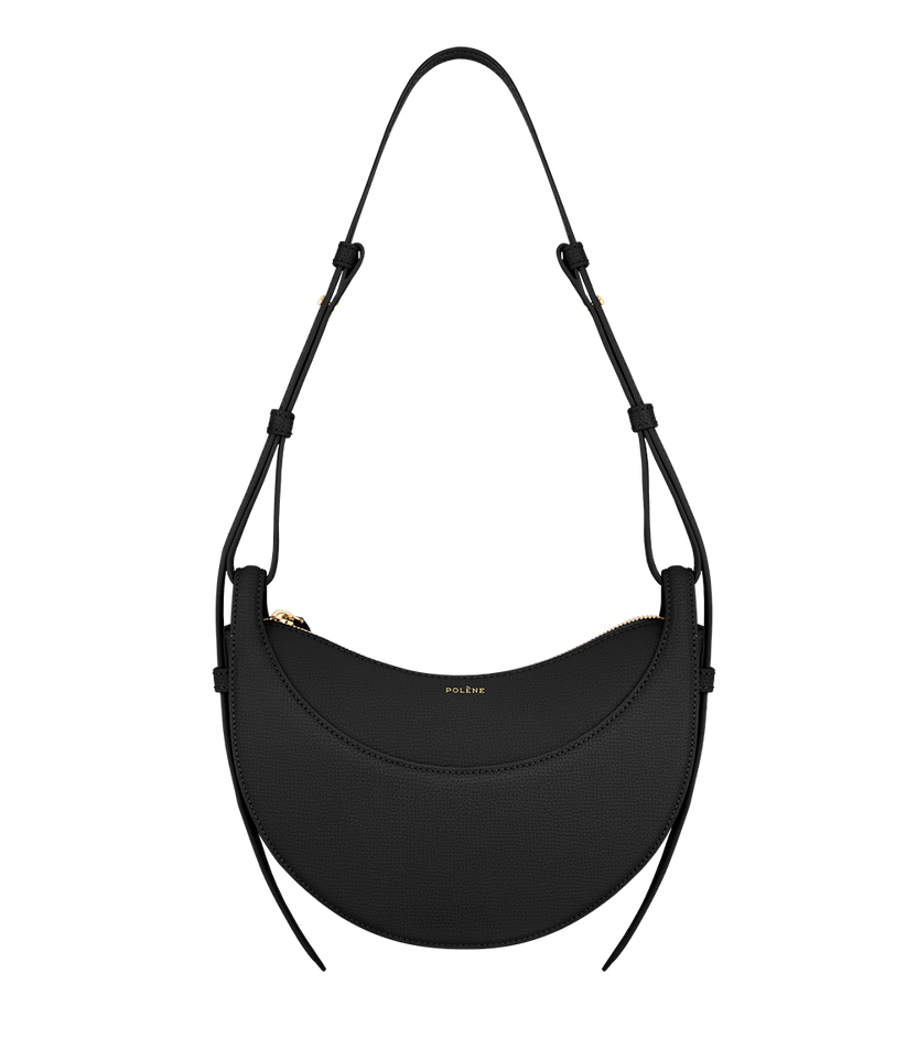 Numéro Dix - Schwarz Genarbtes Leder