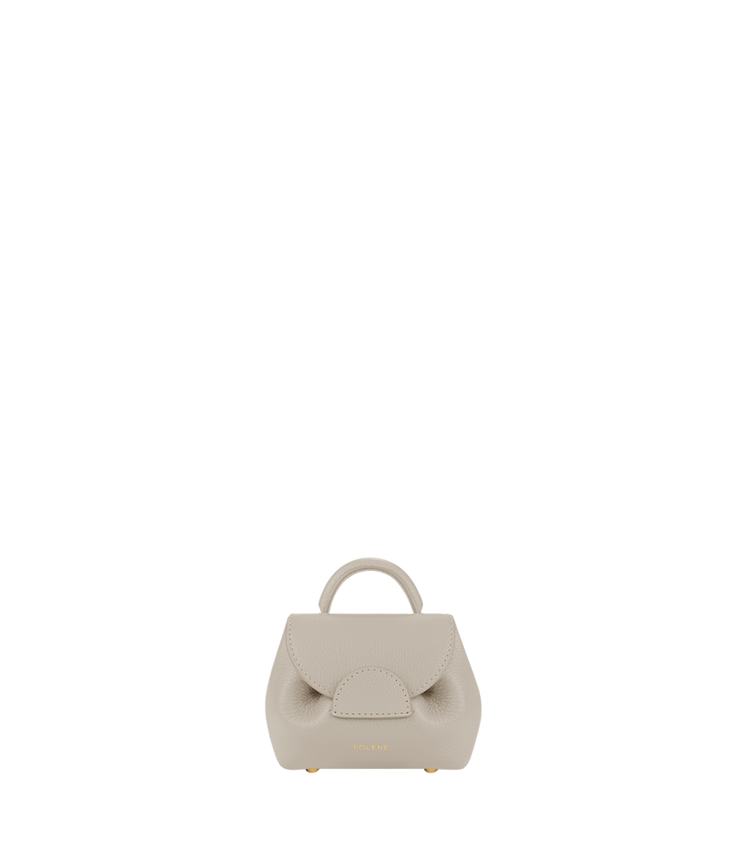 Numéro Un Micro - Kreide Genarbtes Leder