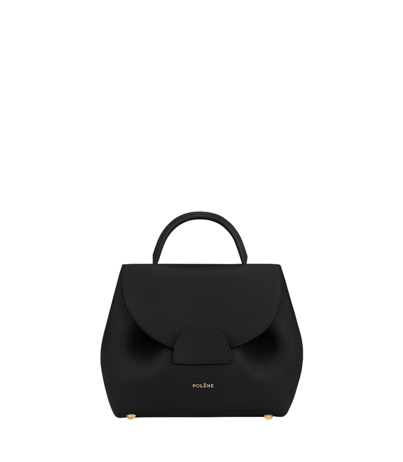 Numéro Un Nano - Schwarz Genarbtes Leder