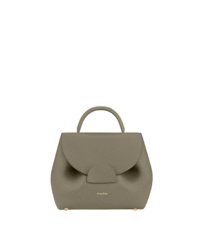 Numéro Un Nano - Olive Genarbtes Leder