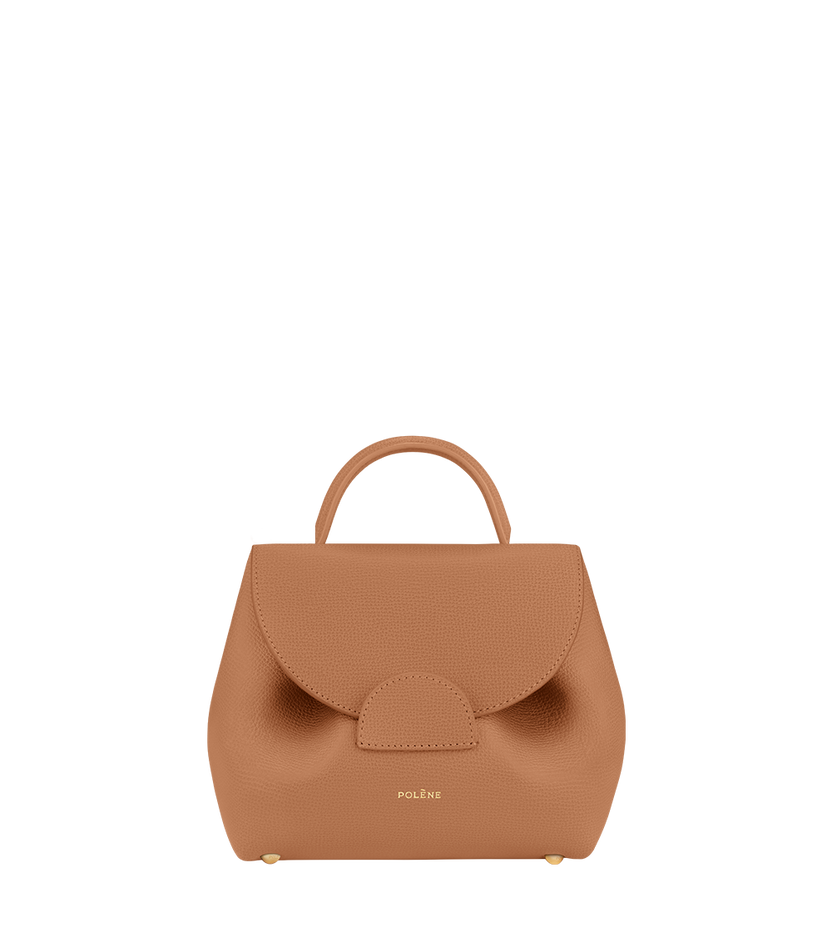Numéro Un Nano - Tan Genarbtes Leder