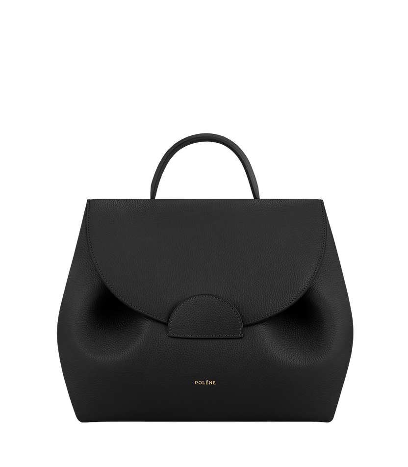 Numéro Un - Schwarz Genarbtes Leder