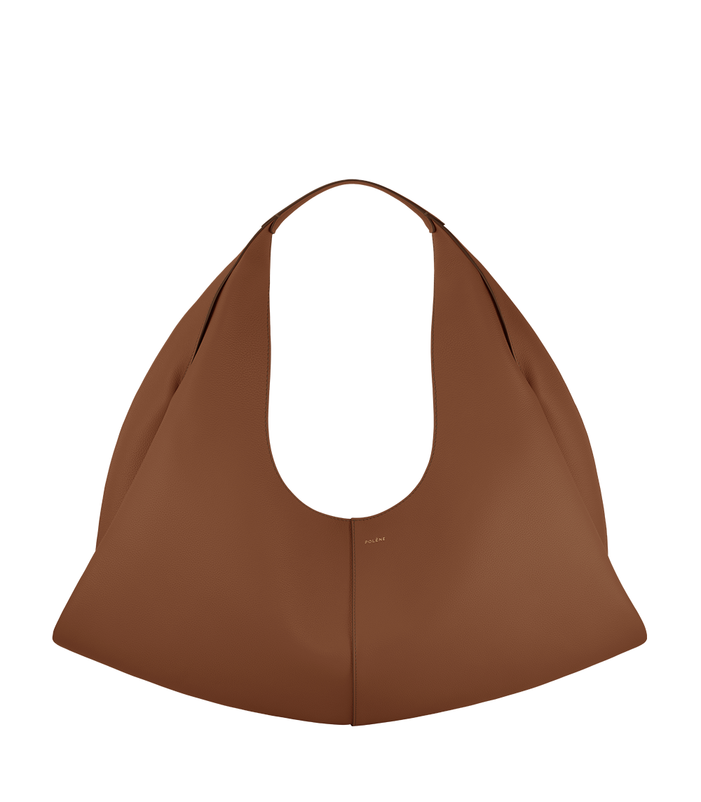 Shuldo - Dunkelbraun Genarbtes Leder