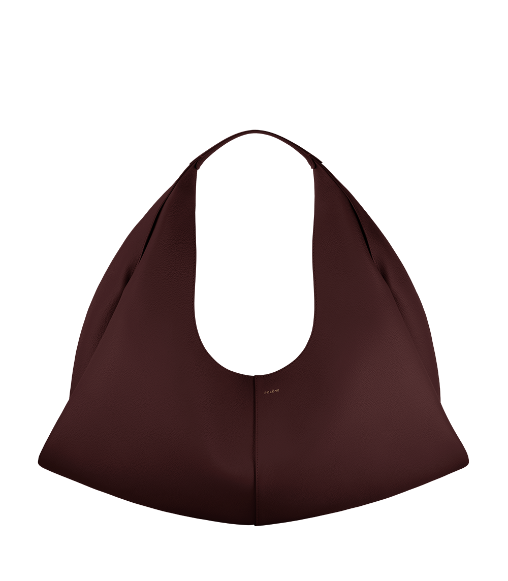 Shuldo - Schwarze Kirsche Genarbtes Leder