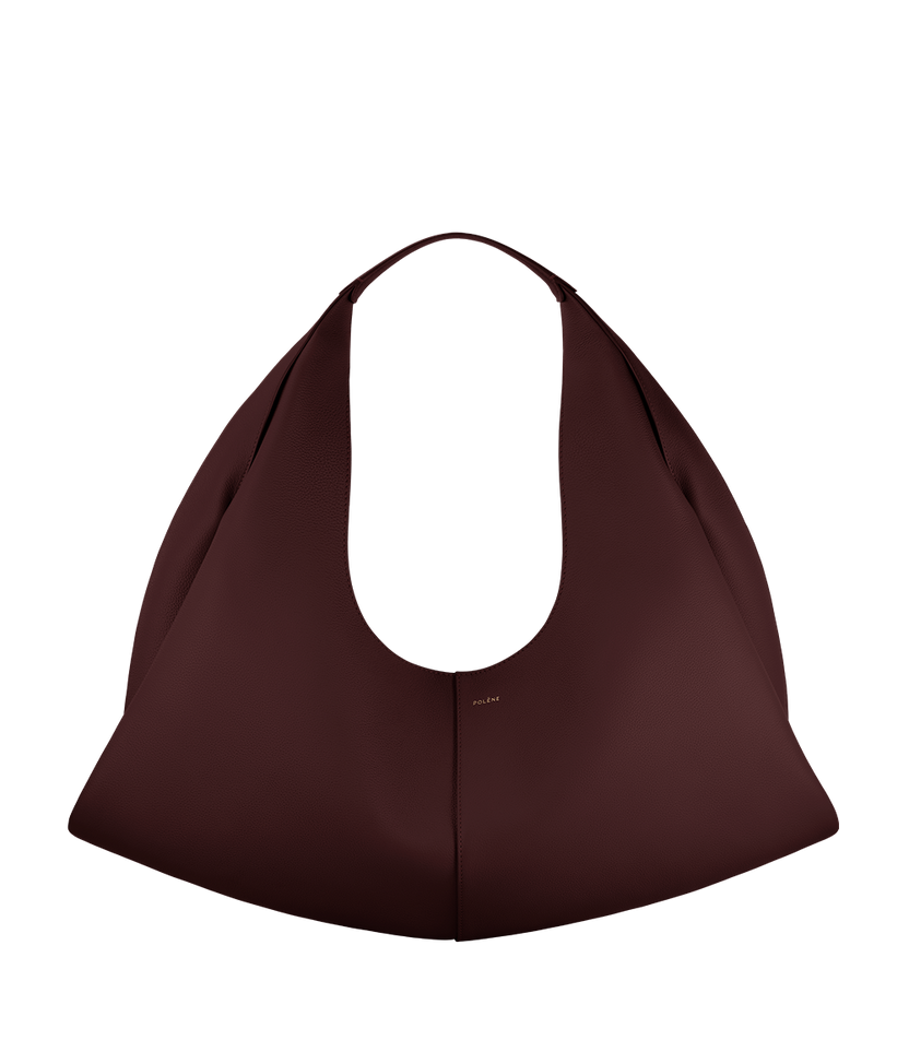 Shuldo - Schwarze Kirsche Genarbtes Leder