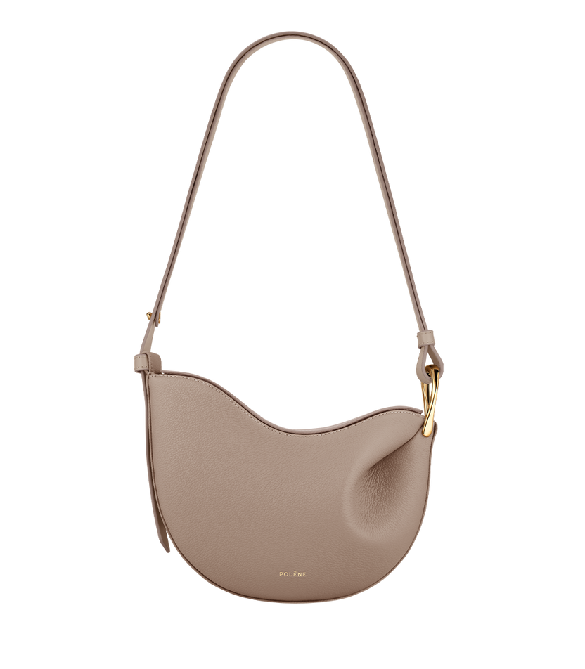 Tonca - Taupe Genarbtes Leder
